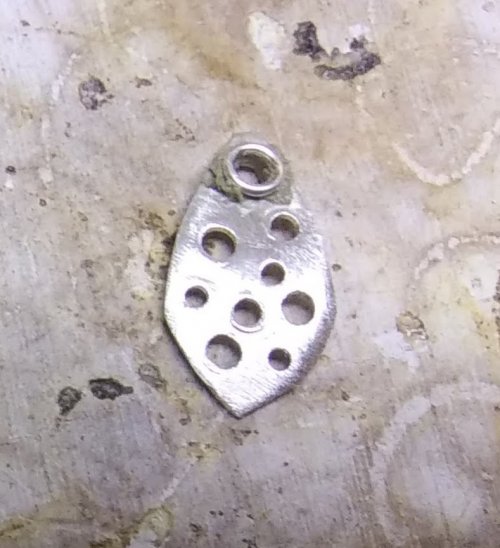 Judy Larson's Tiny Silver Charms part 1 - , Contemporary Wire Jewelry, How To Punch Holes, Hole Punching, Punch A Hole, Texturing, Butane Torch, Soldering, Solder, tiny charms